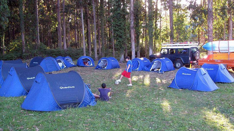 Veladas y acampadas en Viveiro